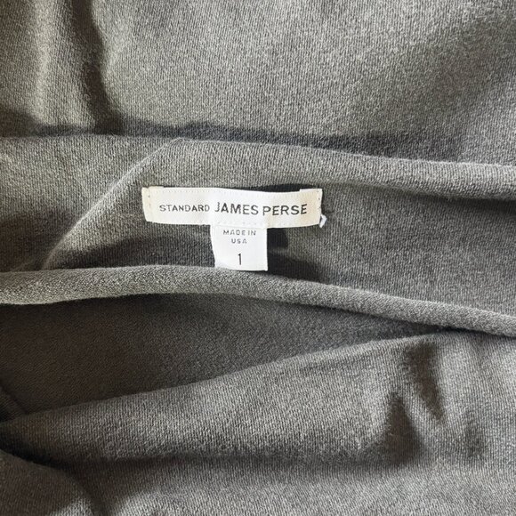Standard James Perse Gray Off the Shoulder Mini Dress Women's 1 US Small - Picture 2 of 5